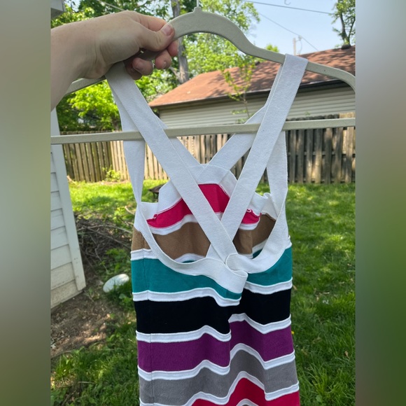 Colorful Mini Bodycon Bandage Dress Size Medium - Picture 5 of 7